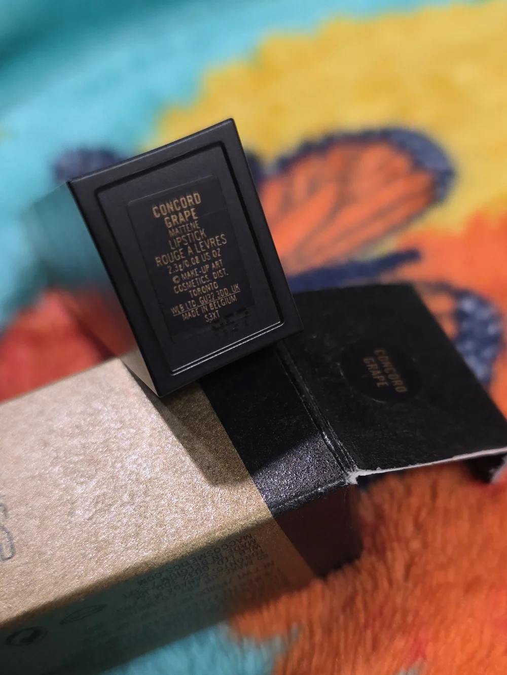 Mac Concord Grape Mattene Lipstick Robert Lee Morris NIB